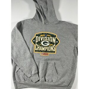 VTG NFL 2003 Green Bay Packers NFC North Division Champions Hoodie Size XL